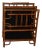 Rattan Pagoda Chinoiserie Bamboo Magazine Rack Book Stand Great City Traders For Sale