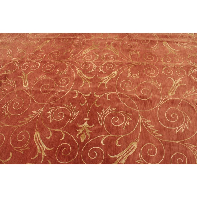 2010s Safavieh 'Tibetan Susi' Modern Wool Area Rug, 12' x 9' For Sale - Image 11 of 13