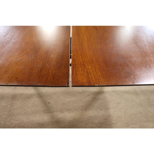 Wood Mid-Century Dining Table W/ Leaf For Sale - Image 7 of 12