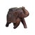 Farmhouse 1970s Distressed Wood Elephant Figurine For Sale - Image 3 of 3
