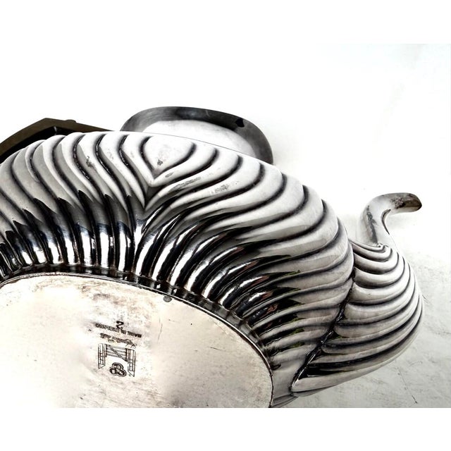 Late 19th Century Victorian Classic Fine Quality Silver Plated (7) Piece Tea Service England C1890 For Sale - Image 5 of 18