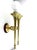 High quality handcrafted from solid brass, 2 E27 sockets each, original condition, the light bulbs work, but there is no...