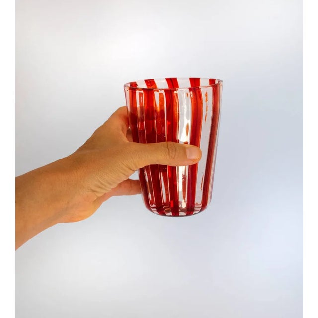 Italian Murano Glasses by Angelo Ballarin for Ribes Studio, 2004, Set of 6 For Sale - Image 9 of 13