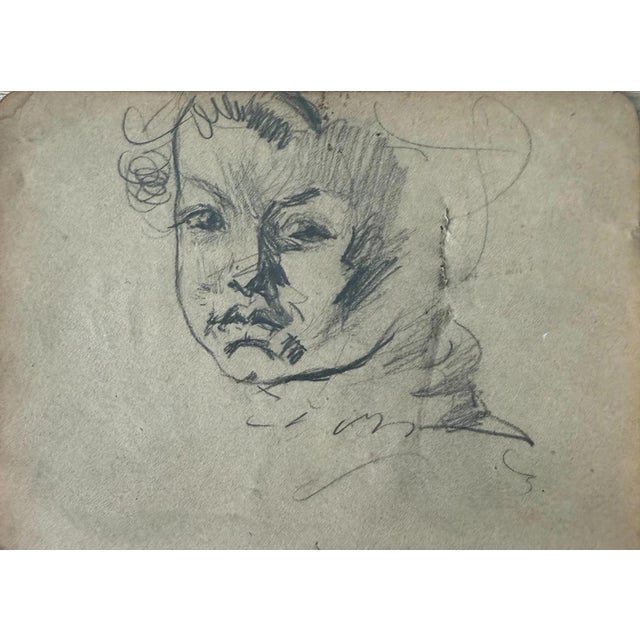 1920s Heinrich Pforr, Landscape Village, Pencil on Paper, Set of 4 For Sale - Image 5 of 13