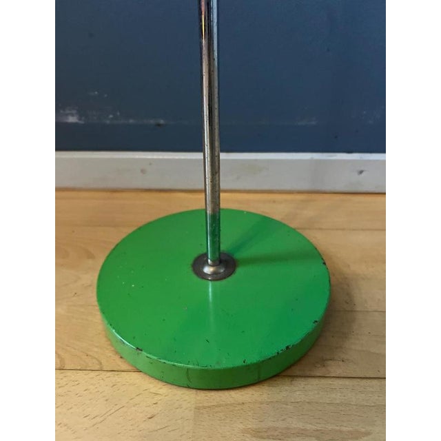 Mid-Century Apple Green Adjustable Floor Lamp For Sale - Image 10 of 11
