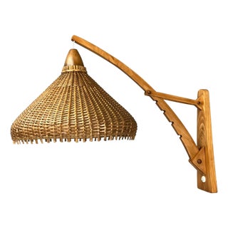 Mid-Century Adjustable Wall Lamp attributed to Pokrok Zilina, 1962 For Sale