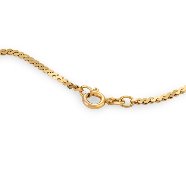 19th Century Victorian Old Mine Cut Diamond 14k Yellow Gold Locket Necklace For Sale In Los Angeles - Image 6 of 6