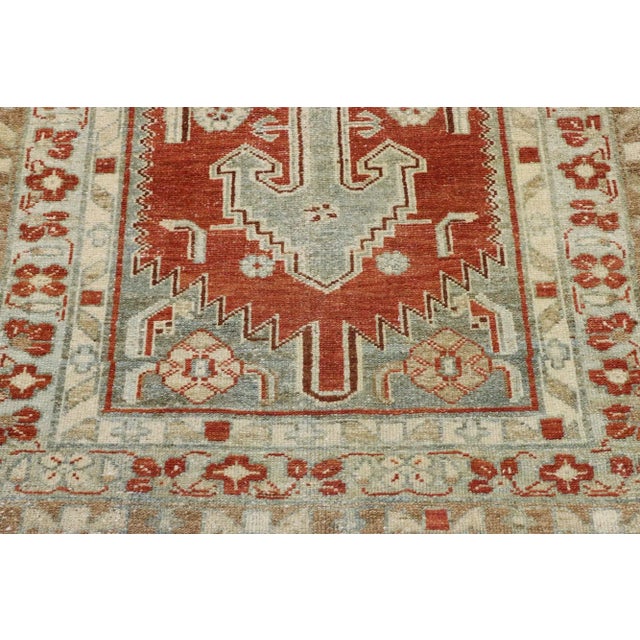 Vintage Persian Malayer Runner, 02'10 X 13'00 For Sale - Image 4 of 9