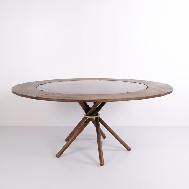 Wood Hector 120 Dining Table with Extension Leaves from Eberhart Furniture For Sale - Image 7 of 15