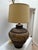 1970s Midcentury Wild Animal Large Safari Frieze Pottery Lamp For Sale - Image 5 of 7