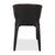 Hola Leather Chairs in Black from Cassina, Set of 8 For Sale - Image 11 of 14