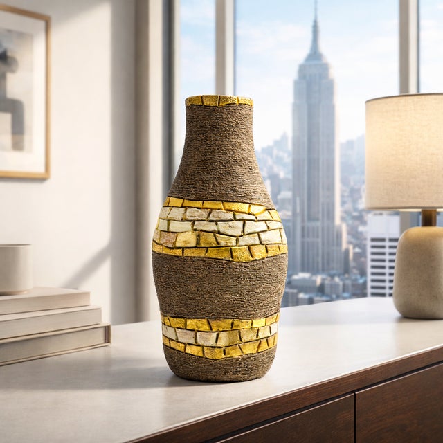 Brutalist Sculptural Ceramic Vase by Fratelli Fanciullacci, Italy, 1960s For Sale - Image 6 of 12