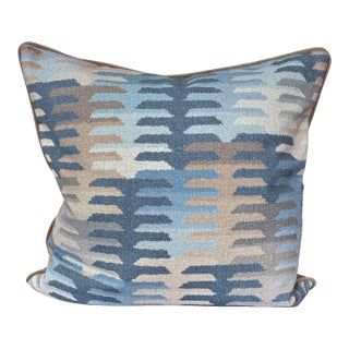 Navajo Navy 24x24 Down Filled Pillow For Sale