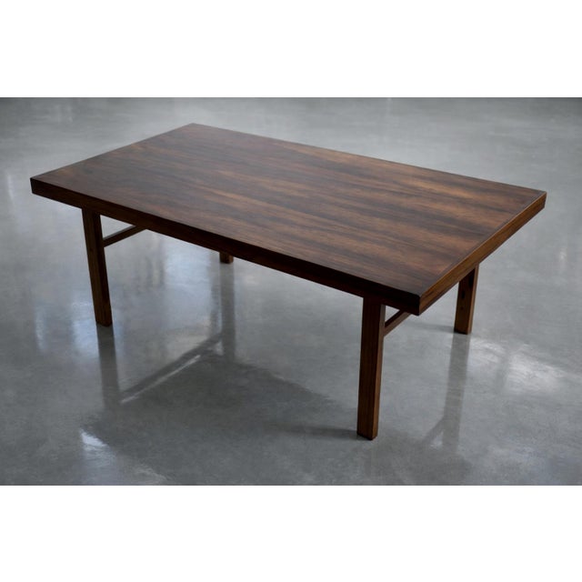 1960s Mid-Century Modern Danish Colonial Rosewood Coffee Table, 1960s For Sale - Image 5 of 17