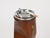 1960s Mid-Century Pleated Leather and Brass Floor Ashtray from Nova Tecno, Italy, 1960s For Sale - Image 5 of 17