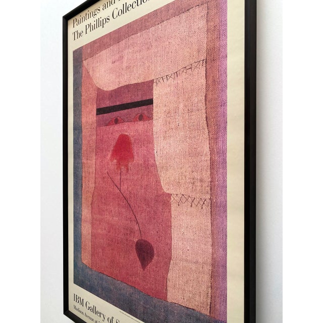 Paul Klee Vintage 1983 Modernist Lithograph Print Framed Large Exhibition Poster " Arab Song " 1932 For Sale - Image 11 of 12