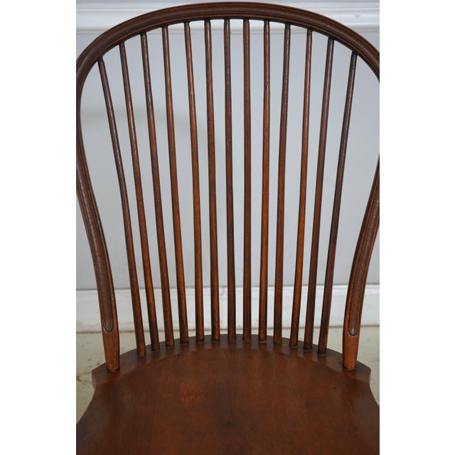 Set of 6 Bow Back English Windsor Chairs For Sale In Philadelphia - Image 6 of 18