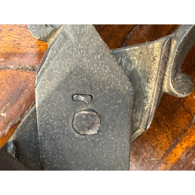 Early 18th Century 18th Century Hand-Forged Iron Candle Wick Trimmer With Catcher – Colonial American For Sale - Image 5 of 12