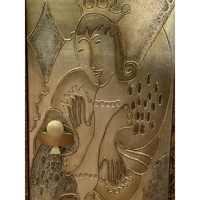 Paint Masterpiece Playing Cards Credenza Lam Lee Group Dallas, 1990 For Sale - Image 7 of 17