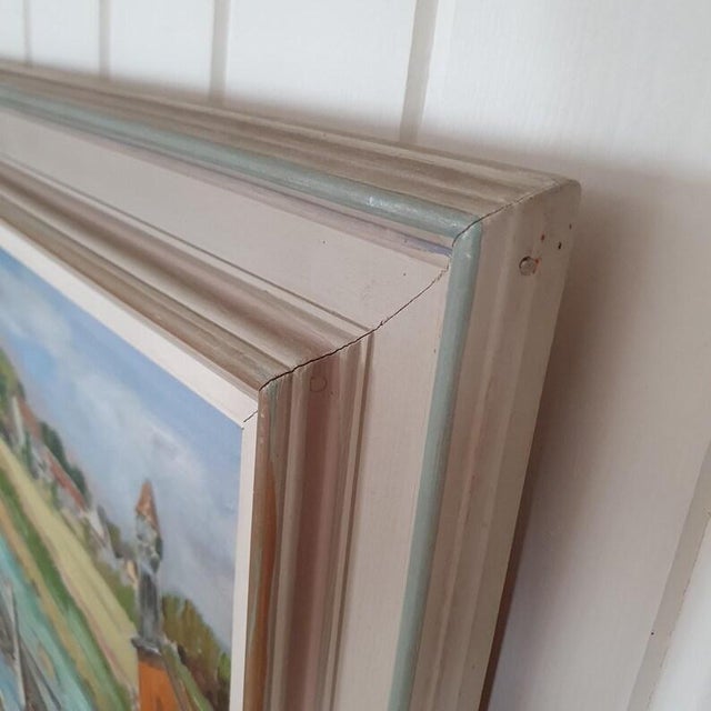 1954 Mid Century Swedish Oil Painting by Sven Eugen Nilsson For Sale - Image 10 of 18