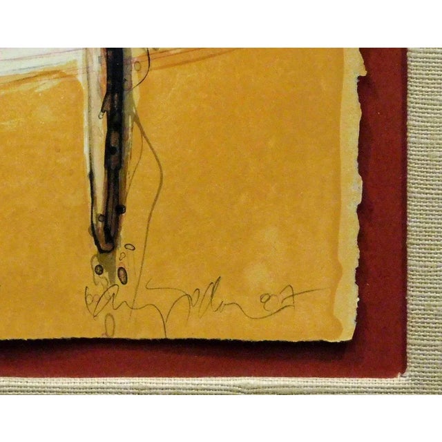 Impressionist Larry Fodor "Medicine Woman4" Custom Framed Hand Signed & Numbered For Sale - Image 3 of 7