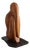 Mid-Century Minimalist Abstract Art Wooden Sculpture, 1970s For Sale