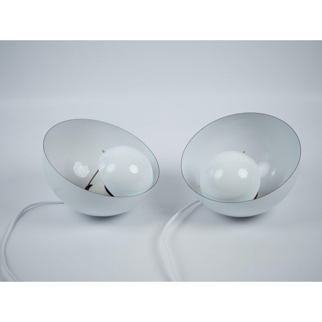Vintage Flowerpot Pendant Lamps by Verner Panton for Louis Poulsen, Set of 2 For Sale - Image 6 of 13