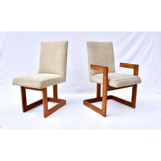 Mid-Century Modern Vladimir Kagan, Prudential Chairs, Rosewood, Kagan-Dreyfuss, Inc, 1970s For Sale - Image 3 of 9