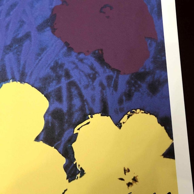 1990s After Andy Warhol "Poppy Flowers" Lithograph For Sale - Image 9 of 11