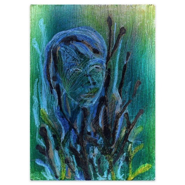 Nymph is a beautiful mixed media original painting on cardboard, realized at the second half of XIX century by the artist...