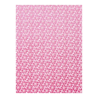 The House of Scalamandré Petal Velvet Fabric, Pinks For Sale