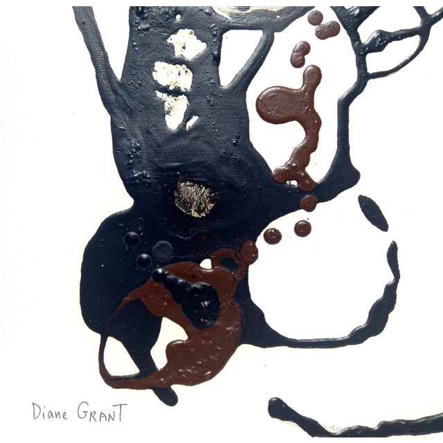 Framed Abstract Figurative Original Oil Painting For Sale - Image 4 of 6