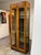 Campaign Campaign Style Curio Display Cabinet, Vintage For Sale - Image 3 of 12