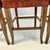 1980s Vintage Regency Empire Italian Boho Chic Upholstered Bar Stools - Set of 4. For Sale - Image 9 of 14
