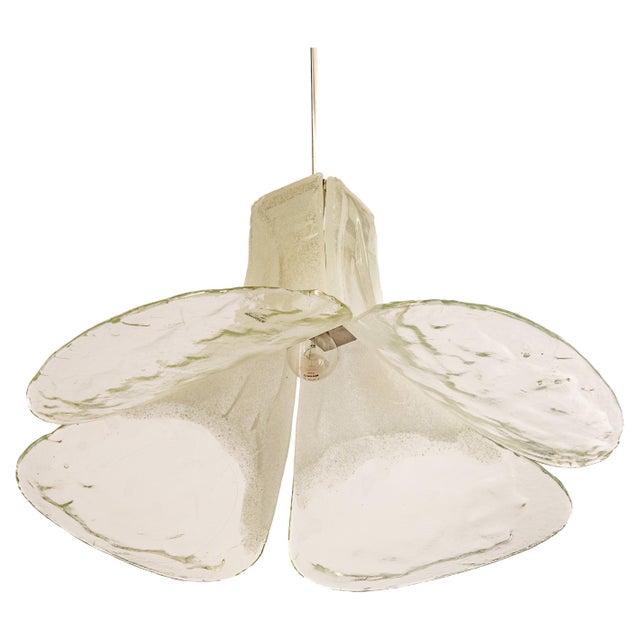 Murano Pendant Light attributed to Kalmar, 1970s For Sale - Image 14 of 14