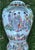 Large Antique Chinese Famille Rose Porcelain Covered Vase With Foo Dog Finial For Sale - Image 9 of 12