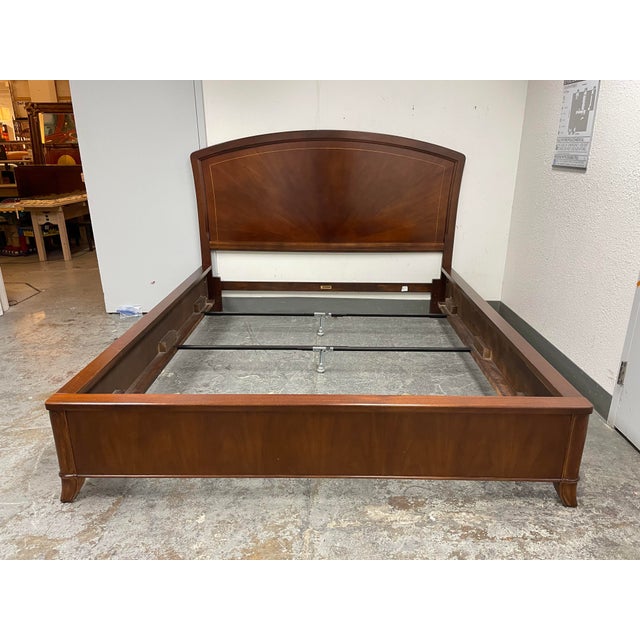 California King Thomasville Humphrey Bogart Maple Bed Frame Chairish