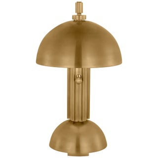 Thomas O'Brien by Visual Comfort Signature Dally 13" Desk Lamp in Hand-Rubbed Antique Brass For Sale
