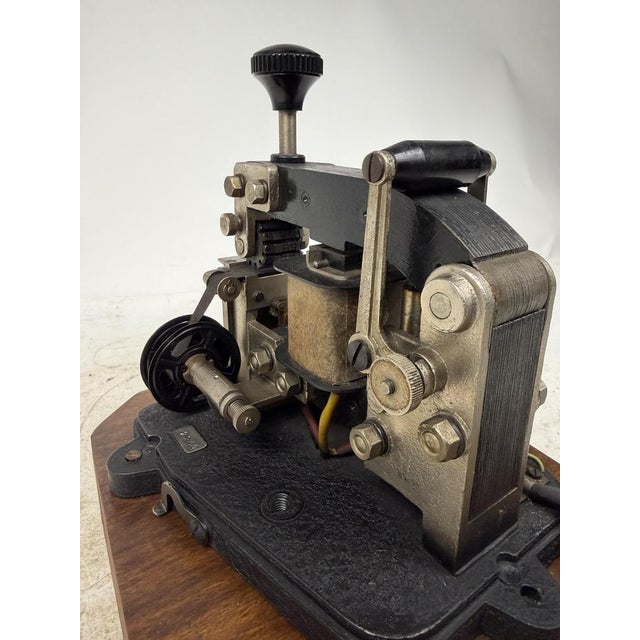Antique Semi-Automatic Telegraph, 1920s For Sale - Image 6 of 10