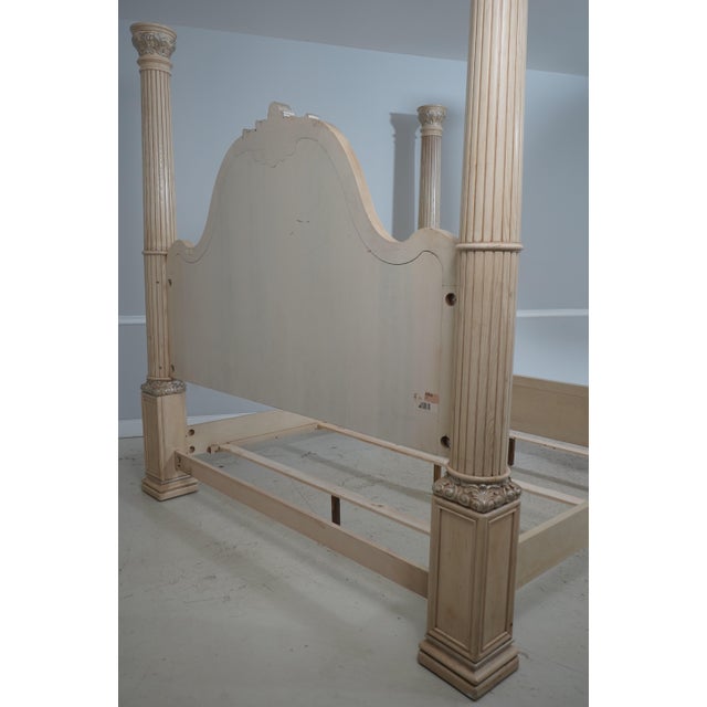 Henredon King Size Column Poster Bed For Sale - Image 14 of 16