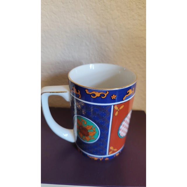 Vintage Neiman Marcus Imari Style Coffee or Tea Mug Set- 12 Pieces For Sale - Image 4 of 12