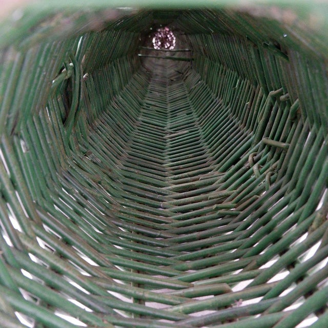 Hand-Woven Rattan Saguaro Cactus Sculpture, 1970s For Sale - Image 13 of 14