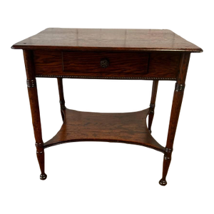 American Federal Oak Handcrafted Library Writing Table