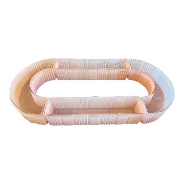 Vintage Oval Centerpiece Ring Vase For Sale