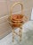 Mid-Century Rattan and Bamboo Champagne Butler Stand For Sale In South Bend - Image 6 of 13