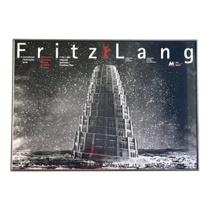 Rare 2001 Berlin Int’l Film Festival Fritz Lang Retrospective Poster Metropolis, Framed