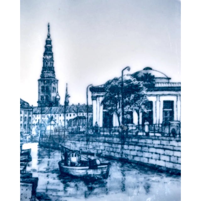 Mid 20th Century Mid 20th Century Danish Porcelain Small Plate Collection- Set of 8 For Sale - Image 5 of 9