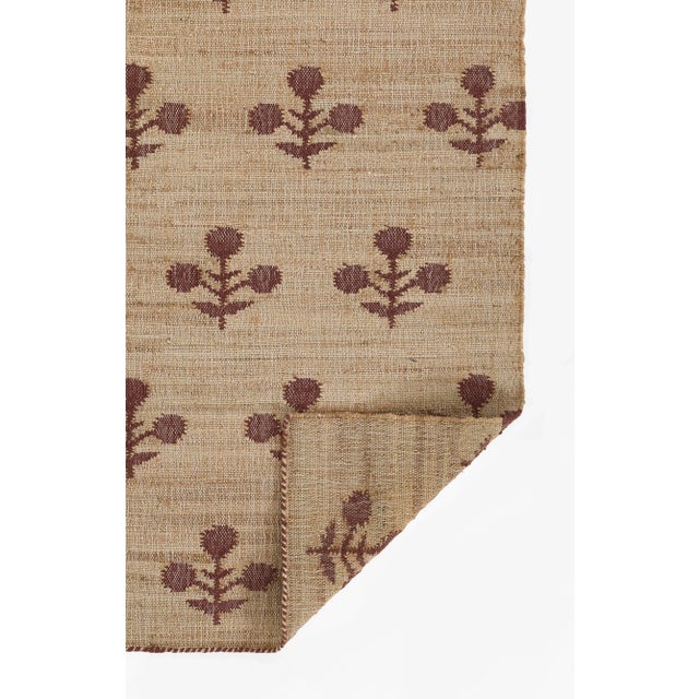 Contemporary Erin Gates by Momeni Orchard Bloom Rust Hand Woven Wool and Jute Area Rug 10' X 14' For Sale - Image 3 of 12