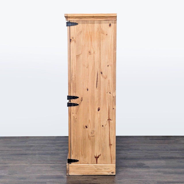 Pier 1 Imports Wooden Armoire For Sale - Image 4 of 11