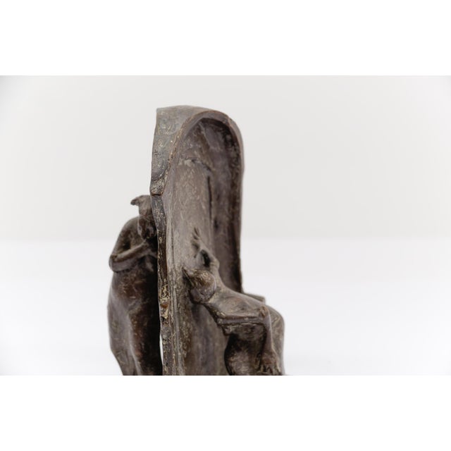 1960s B.G., Figurative Artists Bronze of a Keyhole Door Scene 1991 1/7, 1960s, Bronze For Sale - Image 5 of 18